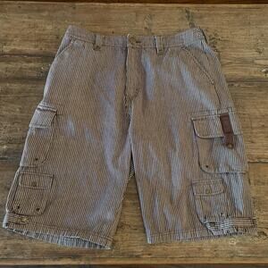 Super cool Vintage 80s pinstriped Knockout cargo 34